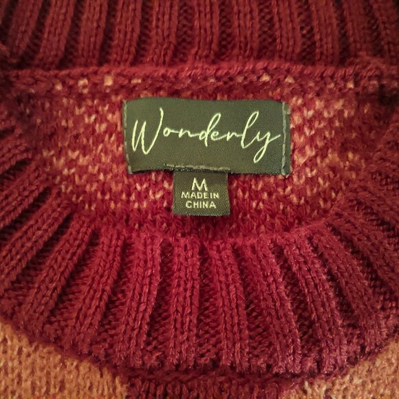 Wonderly  Empire Adore Texture Crewneck Sweater, size M (NWOT) - Picture 3 of 3